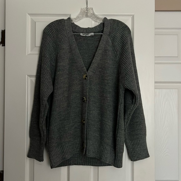 NA-KD Gray Cardigan S